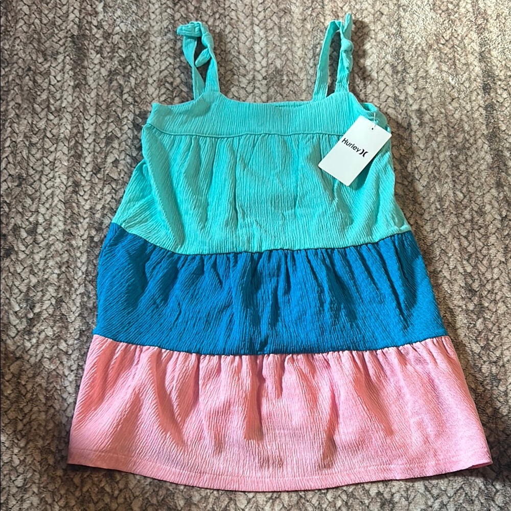 Hurley Multicolor Tiered Dress